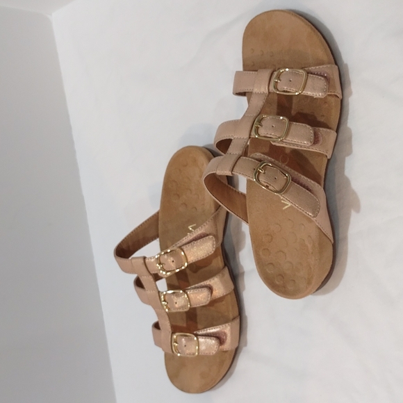 Vionic Shoes - Vionic Rose Gold Misa Sandal Slip On Size 6